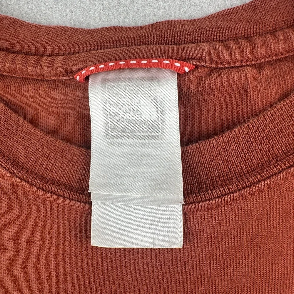 North Face Men's 100% Cotton Long Sleeve Shirt Size Medium